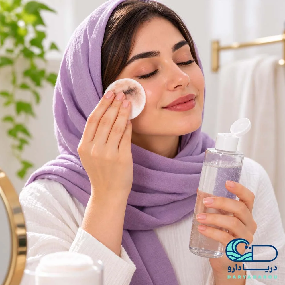 محلول پاک کننده آرایش اسکین وان پوست نرمال تا خشک