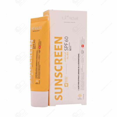سی گل کرم ضدآفتاب فاقد رنگ SPF 60  انواع پوست