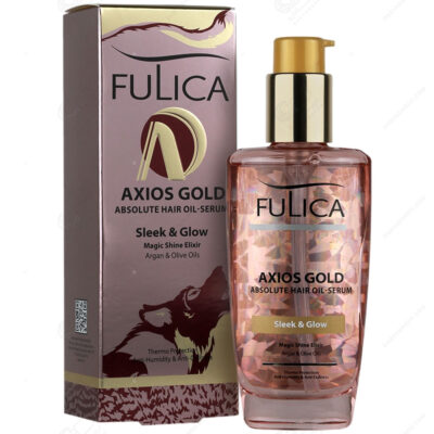 فولیکا Axios سرم الکسیر آبرسان و براق‌کننده مو آرگان GOLD