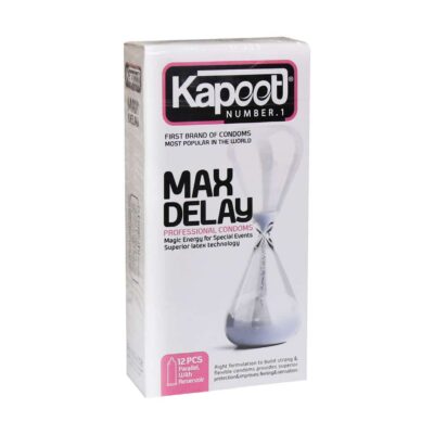 کاندوم کاپوت ۱۲ عددی فوق‌العاده تاخیری مدل Max Delay