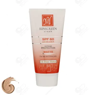مای کرم ضدآفتاب کرم پودری‌رنگی فاقد چربی SPF60
