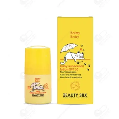 بیوتی سیلک لوسیون ضدآفتاب کودک بدن وصورت spf30