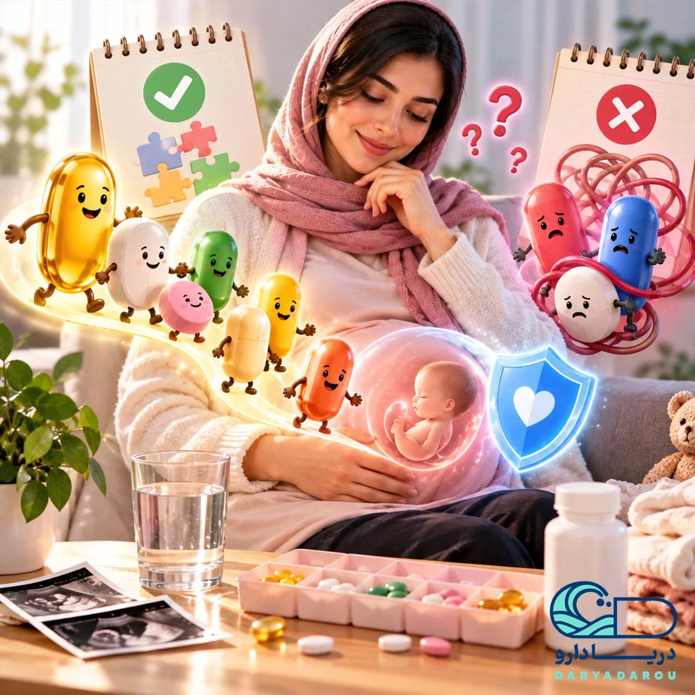 مصرف همزمان مکملها